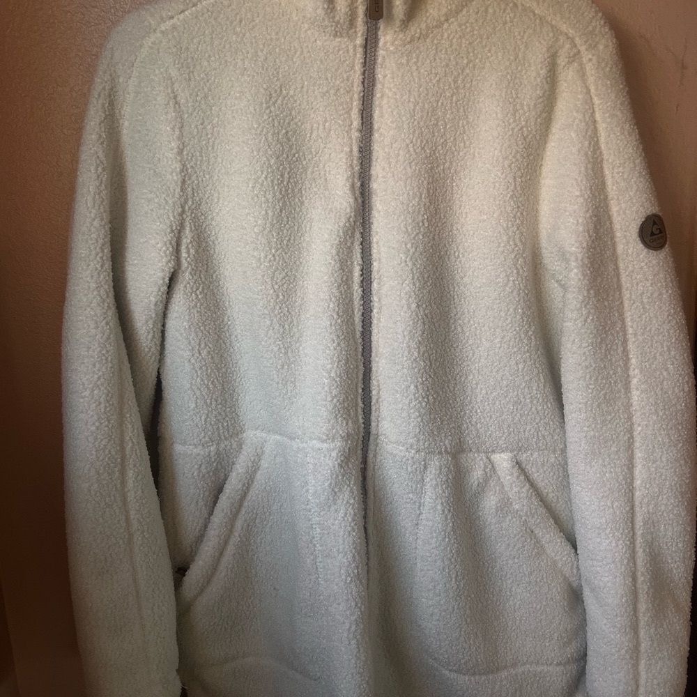 Cozy White Fleece Jacket - by Gerry